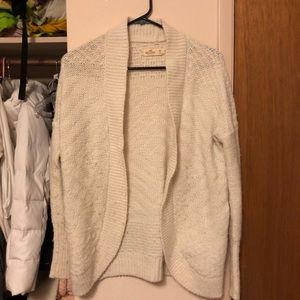 White Cardigan from Hollister